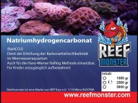 ReefMonster Salz - KH PLUS Natriumhydrogencarbonat 2500g