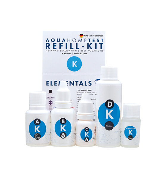 FAUNA MARIN - AquaHomeTest Refill-Kit  K - Nachfüll-Set / Refill set