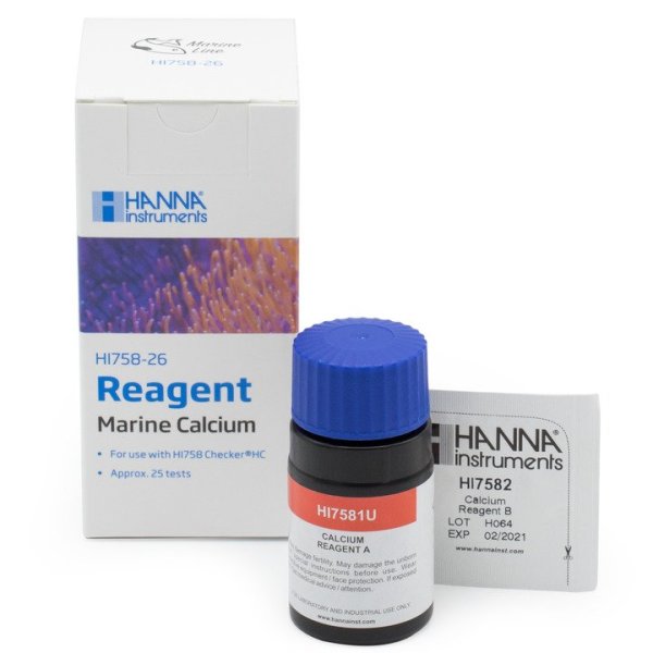 Hanna HI758-26 Reagenzien für HI 758 Checker HC ®, Calcium in Meerwasser, 25 Tests