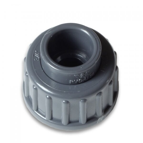 GHL PVC-Fittings für Flow-Sensoren, Metrisch: 2000L/h: 2 x Überwurfmutter 3/4", 2 x Klebemuffe DN16 (PL-1664)