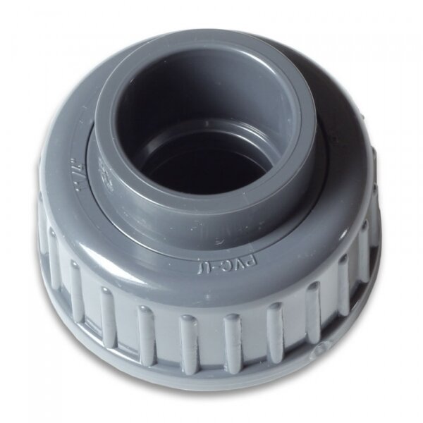 GHL PVC-Fittings für Flow-Sensoren, Zoellisch: 9000L/h: 2 x Überwurfmutter 5/4", 2 x Klebemuffe 3/4" (PL-1668)