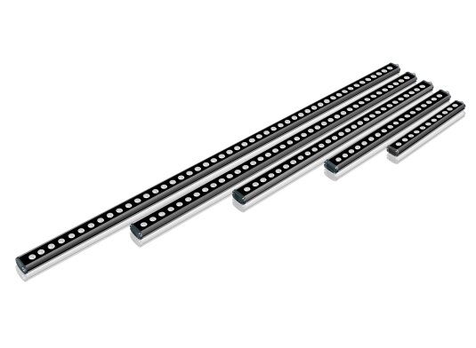 Single-Reeflight LED 1500 mm, Blau / Weiß LED, Schwarz