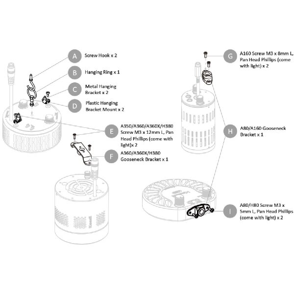 Tunze Replacement Mounting Accessories (KSP006)