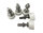 Red Sea  Adjustable Leg M6 - Reefer Cabinet x5 - White