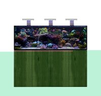 D-D Aqua-Pro Reef 1800- Metal Frame Tobacco Oak