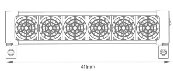 D-D Ocean Breeze 6-fach Lüfter Gen 2