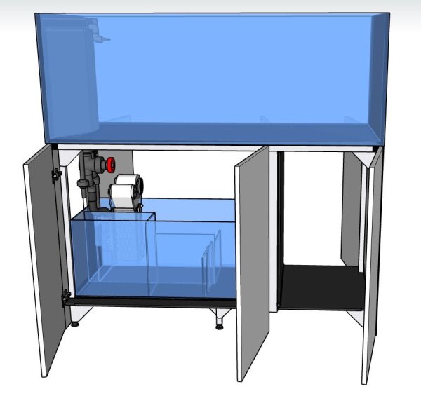 D-D Aqua-Pro Reef 1500 Peninsula - Black Gloss