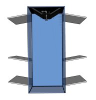 D-D Aqua-Pro Reef 1500 Peninsula - Black Gloss