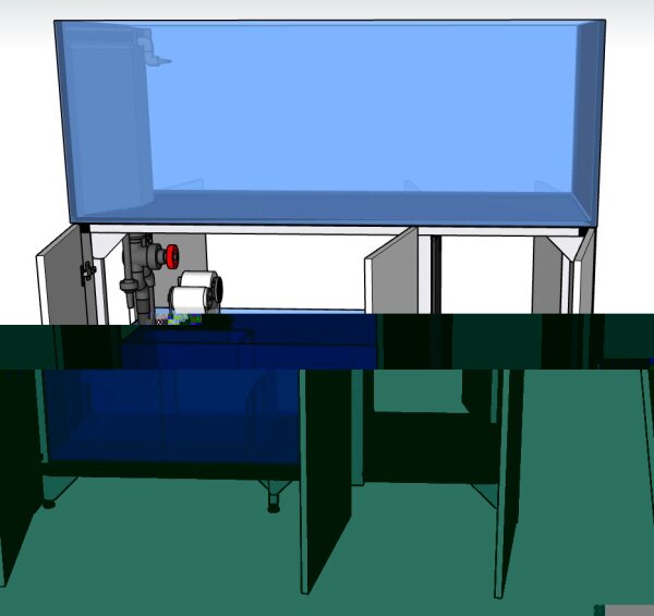 D-D Aqua-Pro Reef 1500 Peninsula - Driftwood Concrete